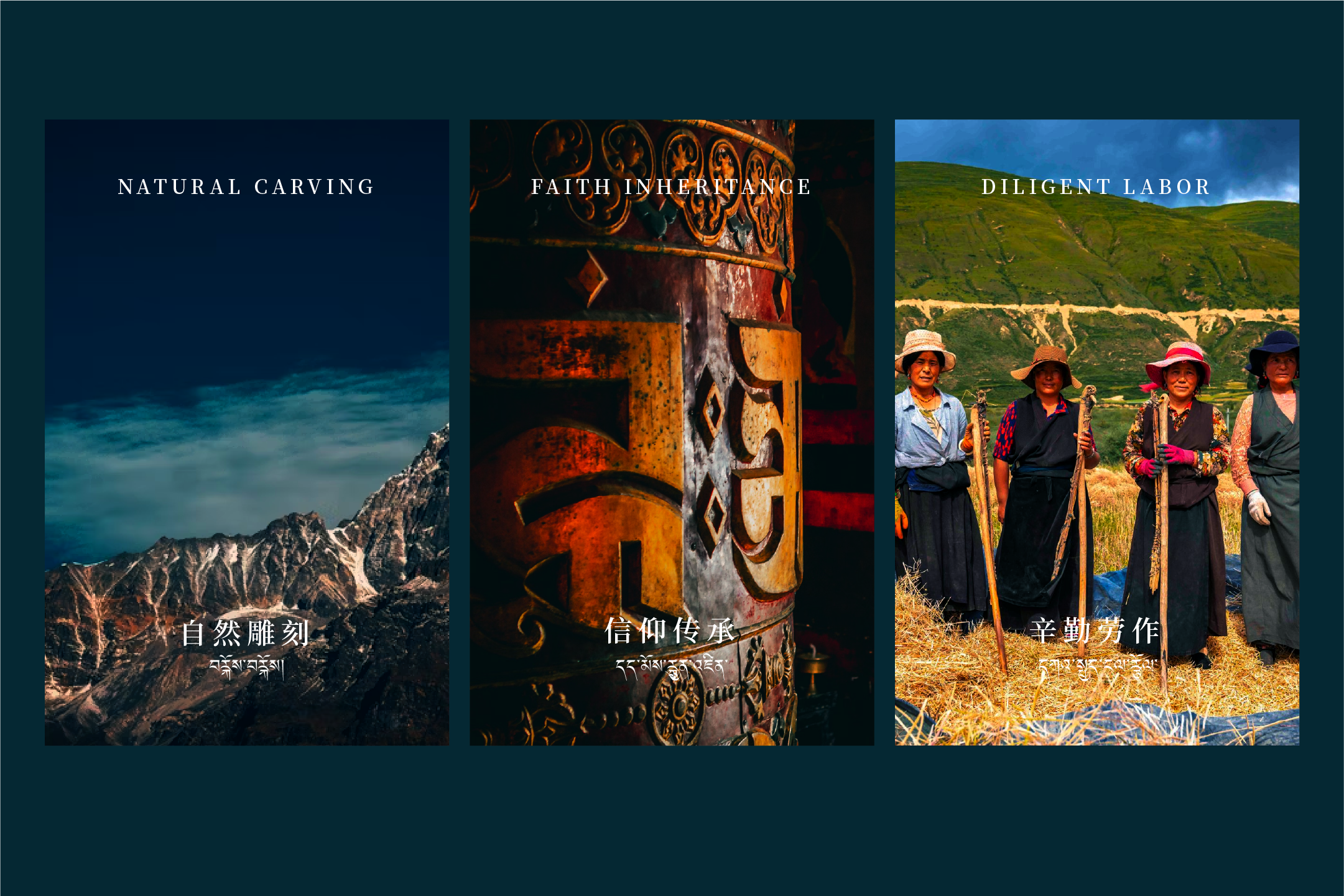 原创Logo设计藏族健康乡产品牌