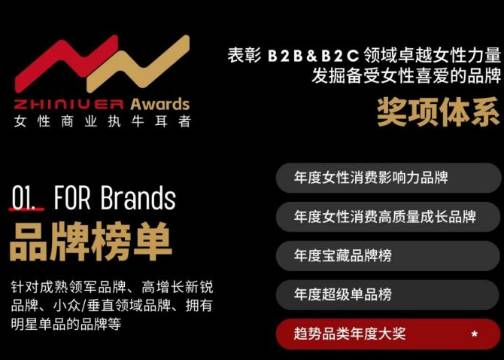女性商业执牛耳者奖申报中：寻找“她经济”生态中的典范品牌方、操盘手、服务方