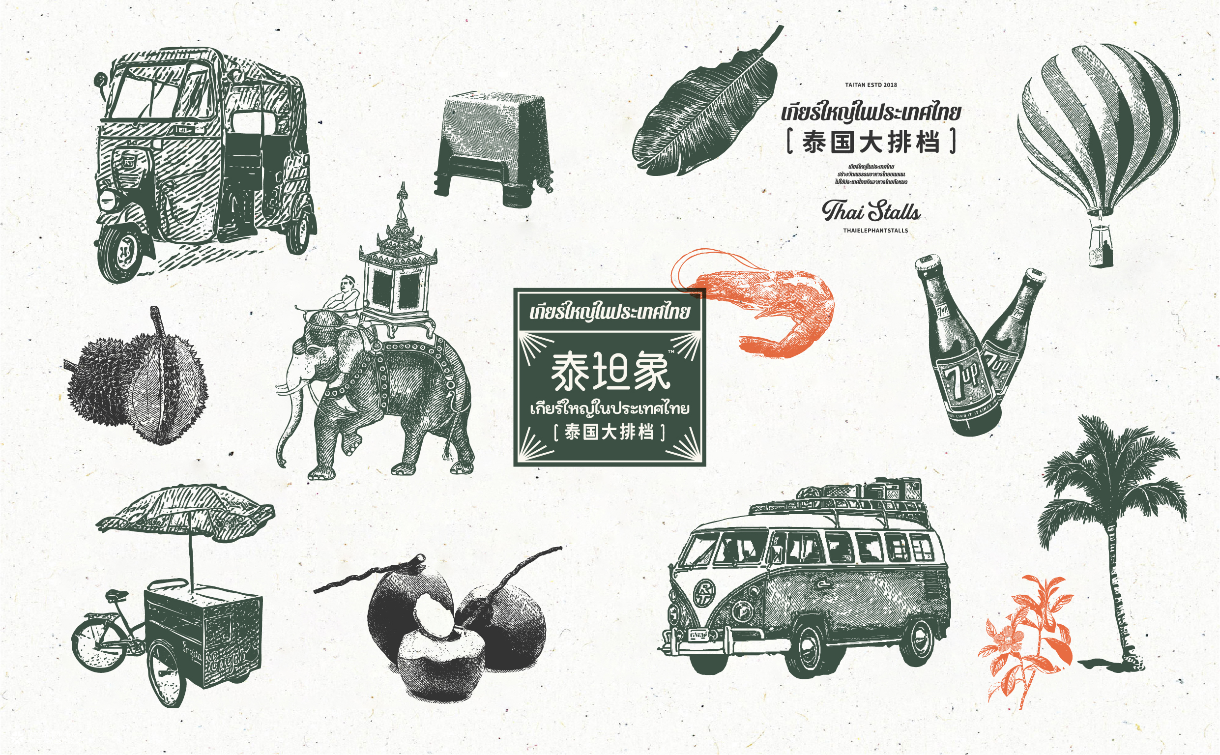 泰坦象·泰国大排档 餐饮品牌策略设计 | ABD案例