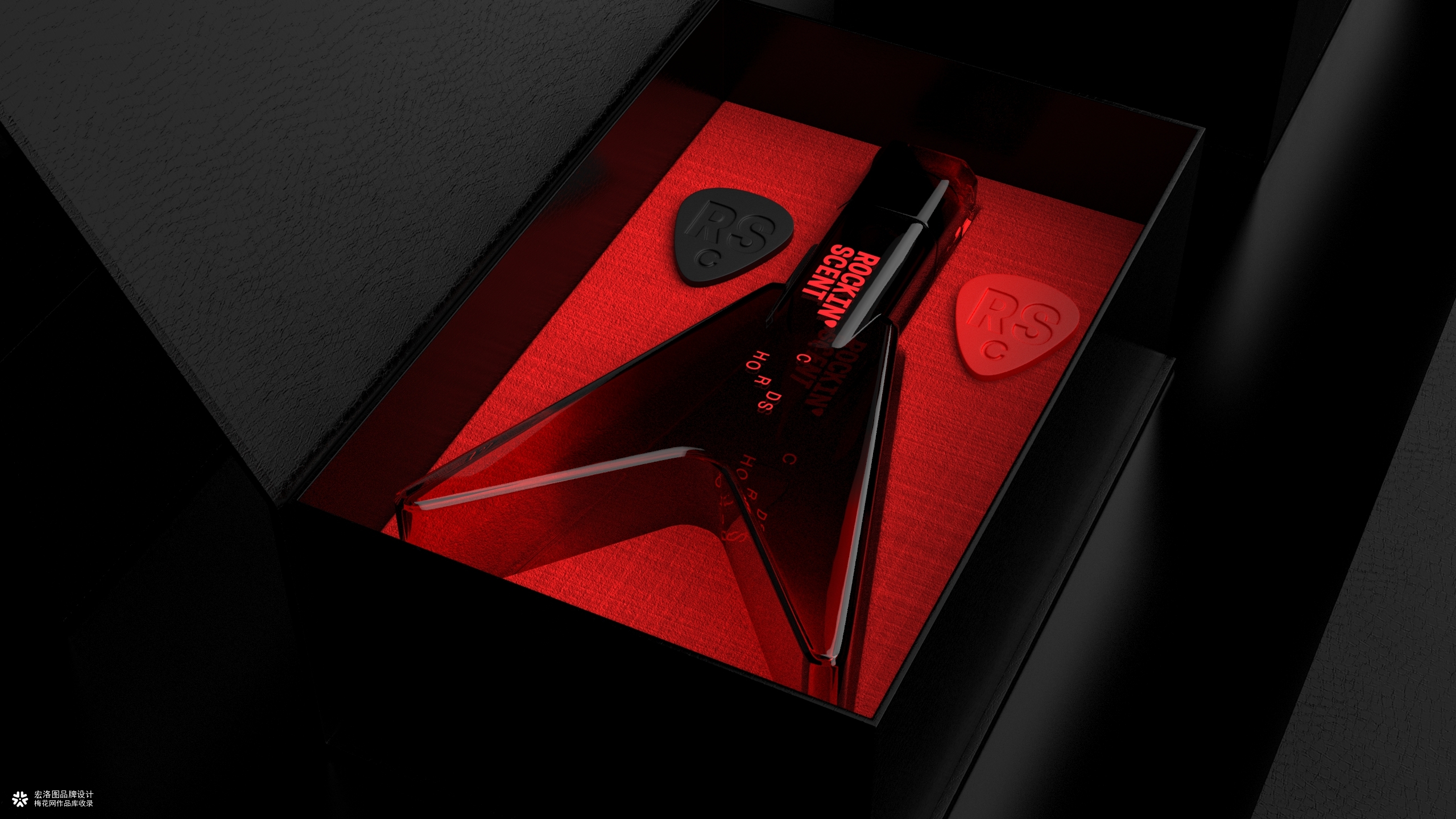 大胆奔放、造型独特的香水包装设计