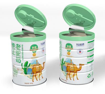 驼奶粉包装 | 大健康食品包装设计 奶粉 插画包装设计