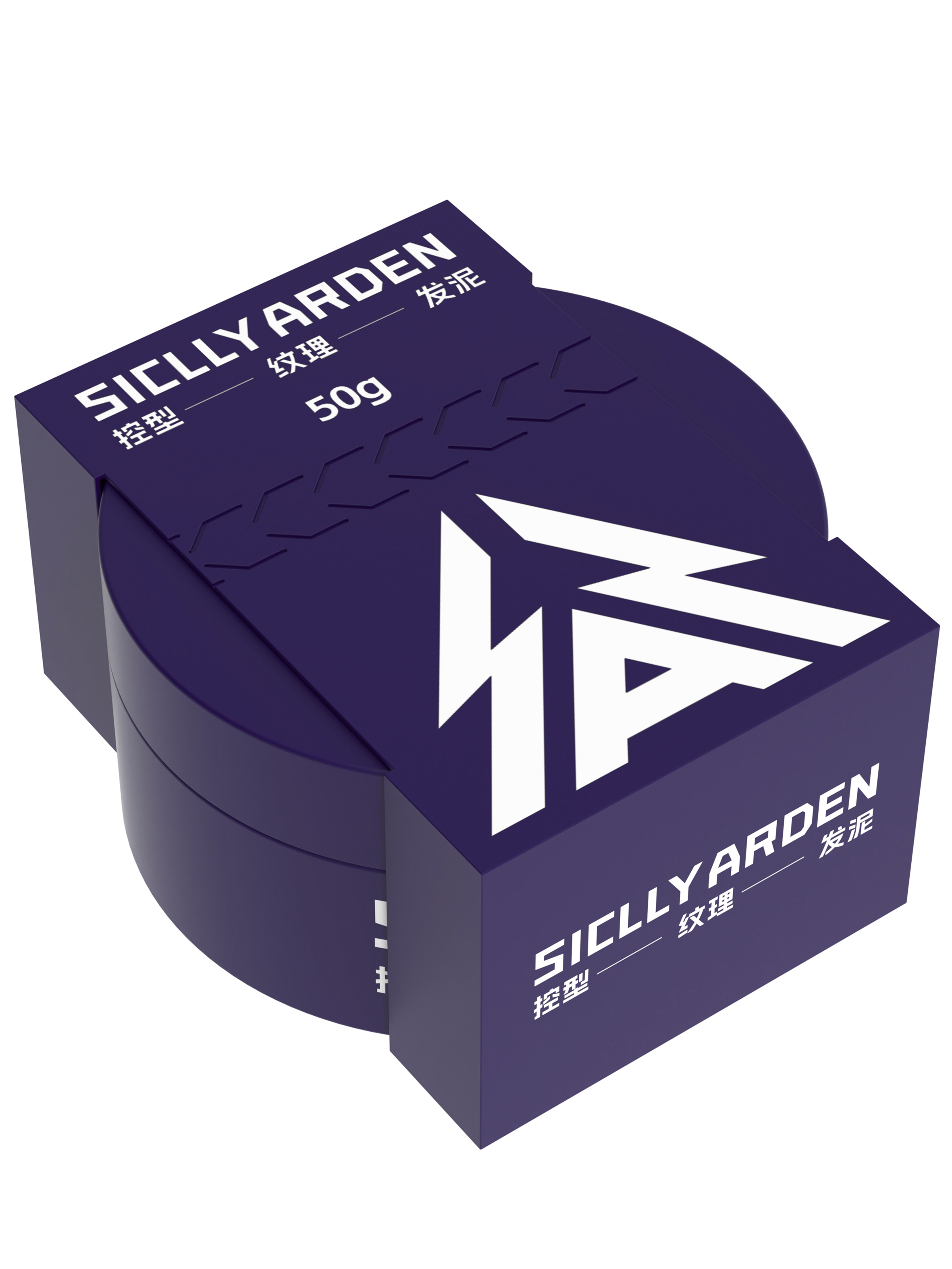 SICLLY ARDEN 控型纹理发泥包装设计