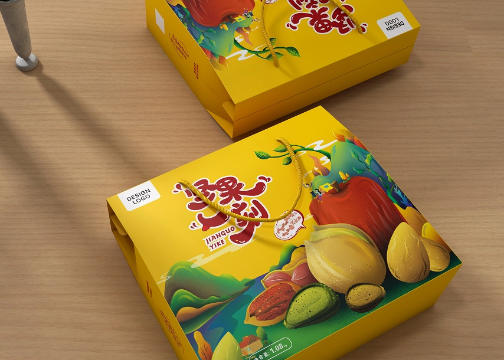 “坚果一刻”坚果春节礼盒包装设计