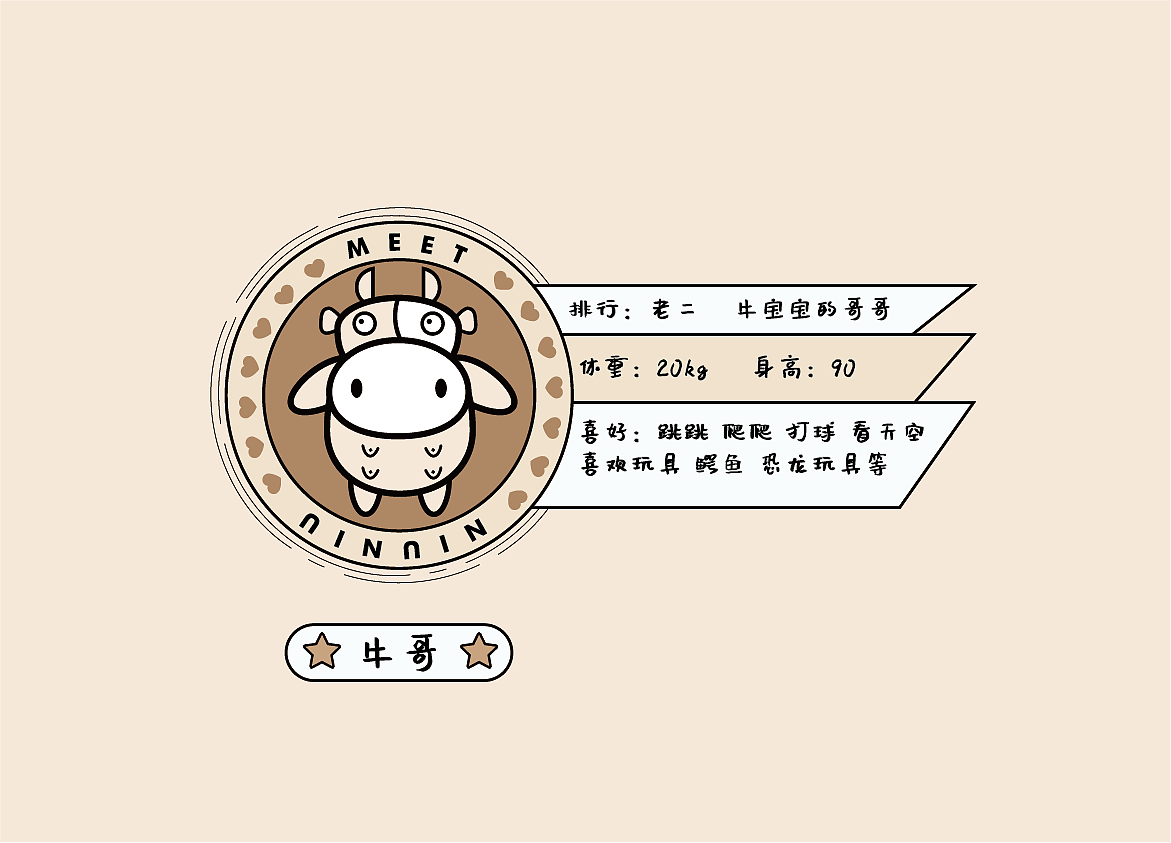 《遇见牛牛》IP形象设计