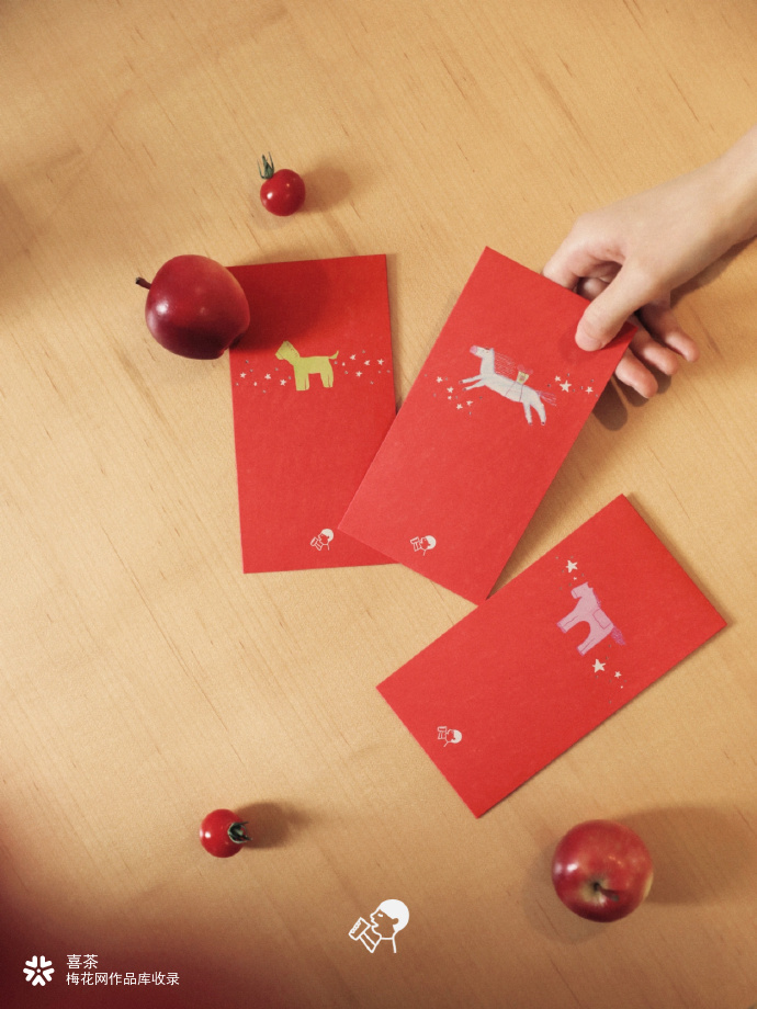 马年，喜茶请马思纯画了一匹马