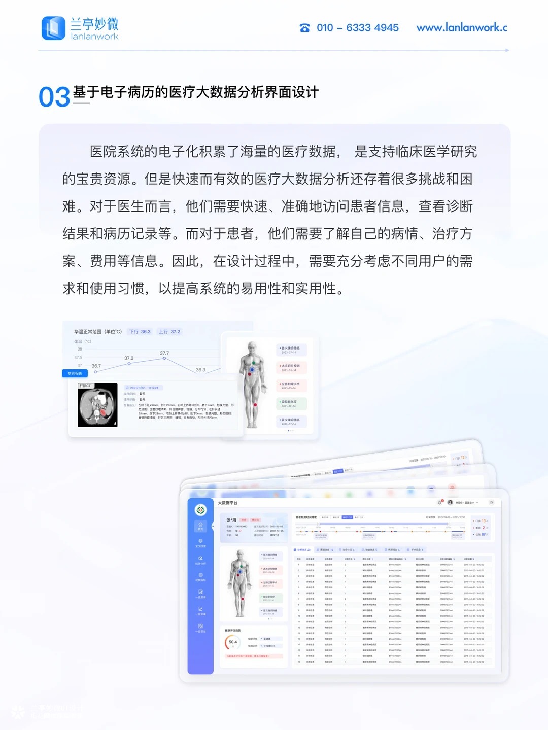 医疗行业UE | UI设计解决方案