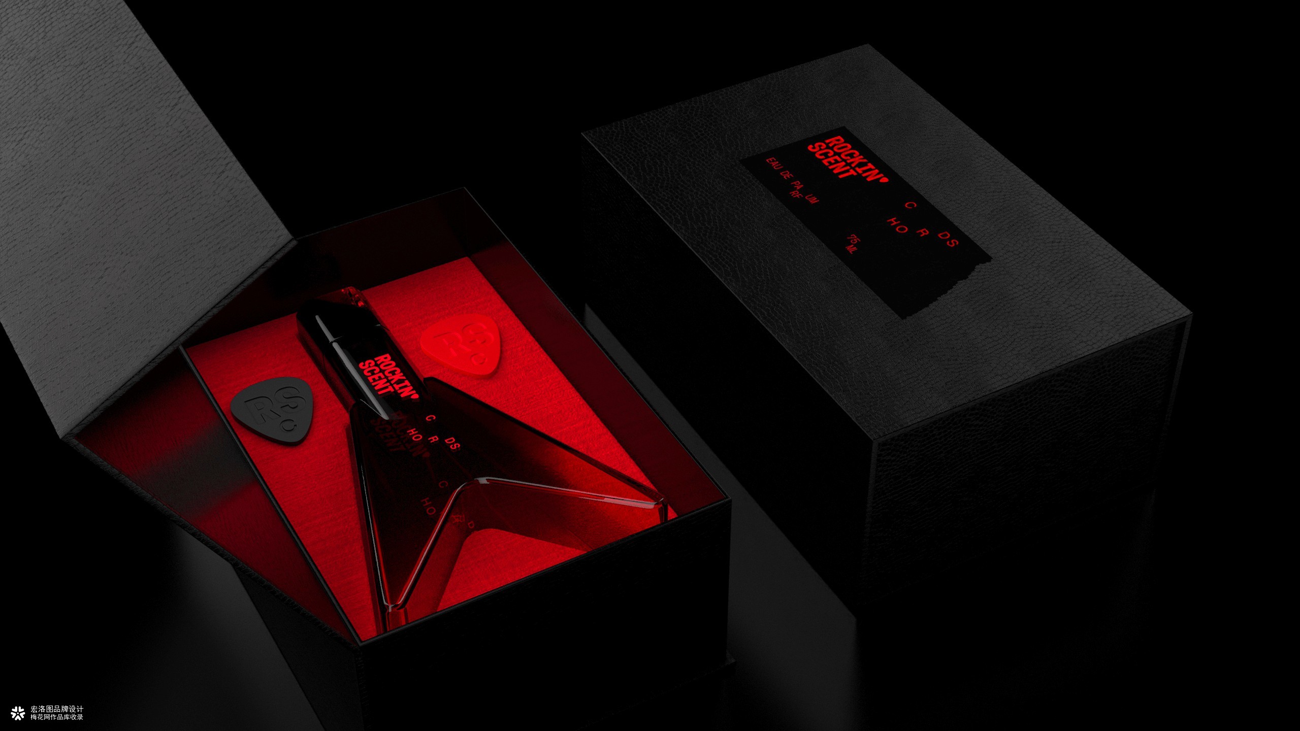 大胆奔放、造型独特的香水包装设计