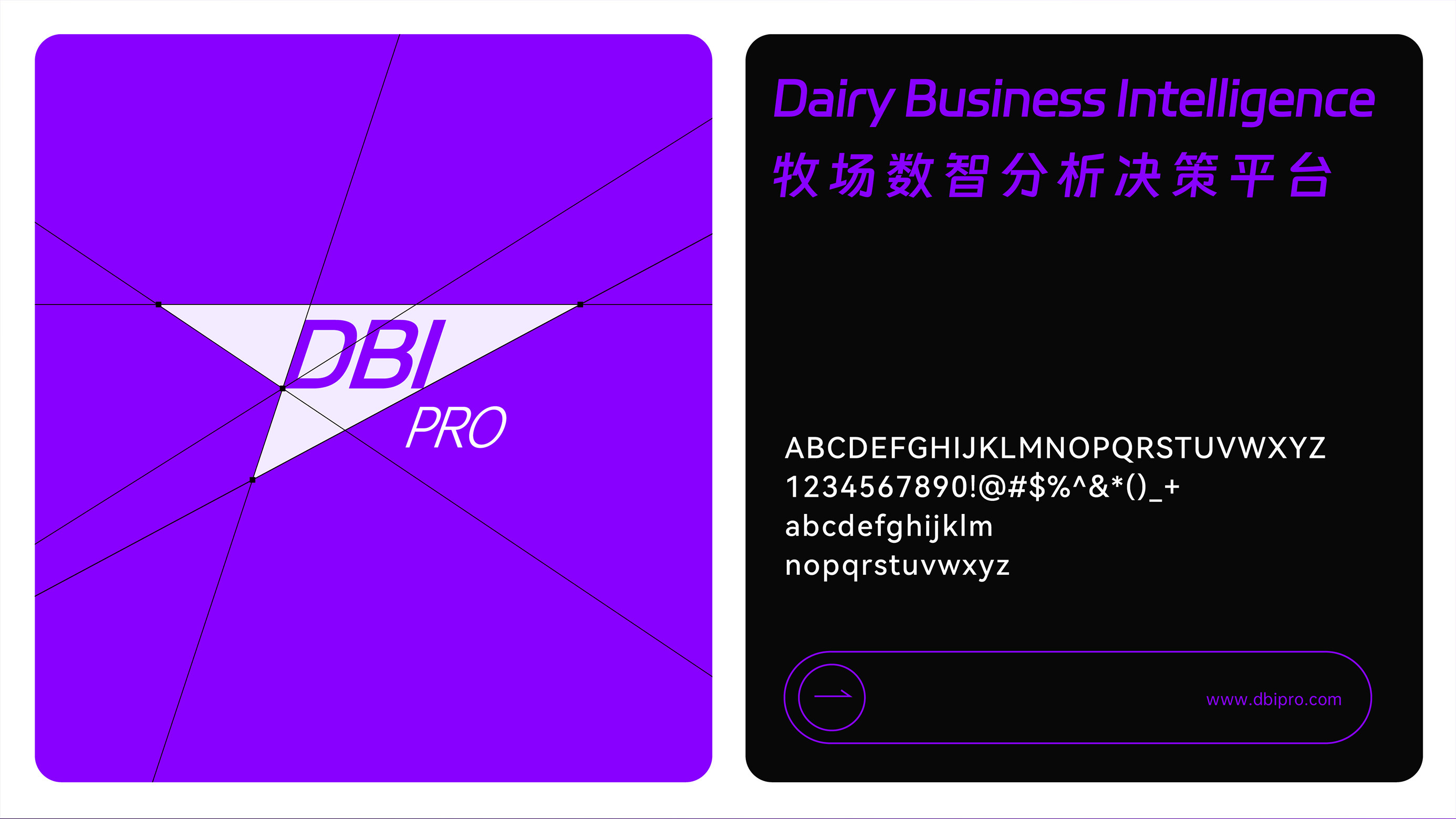 DBI Pro牧场数智分析决策平台品牌VI设计