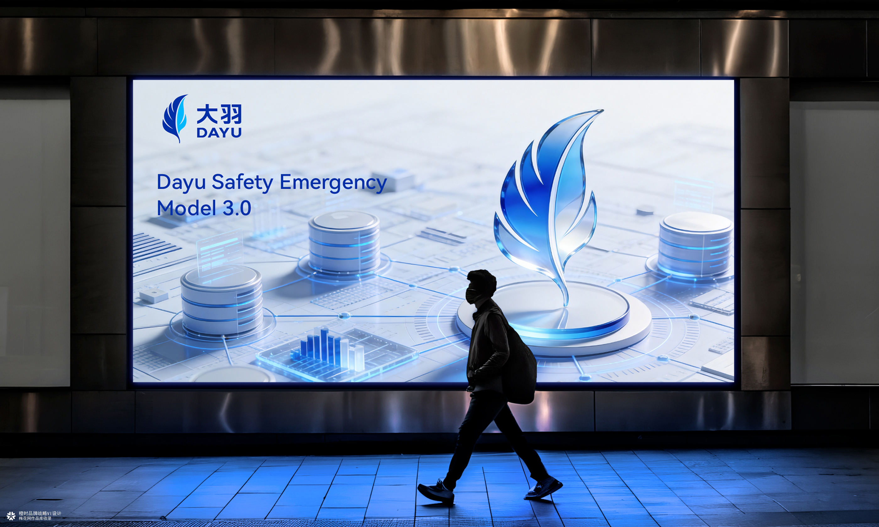 橙时 X 大羽 | 大羽安全应急模型3.0品牌形象升级设计