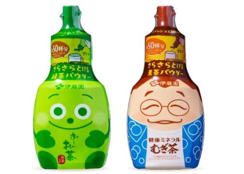 为了让冲茶更方便，伊藤园给茶粉做了个“挤挤瓶”
