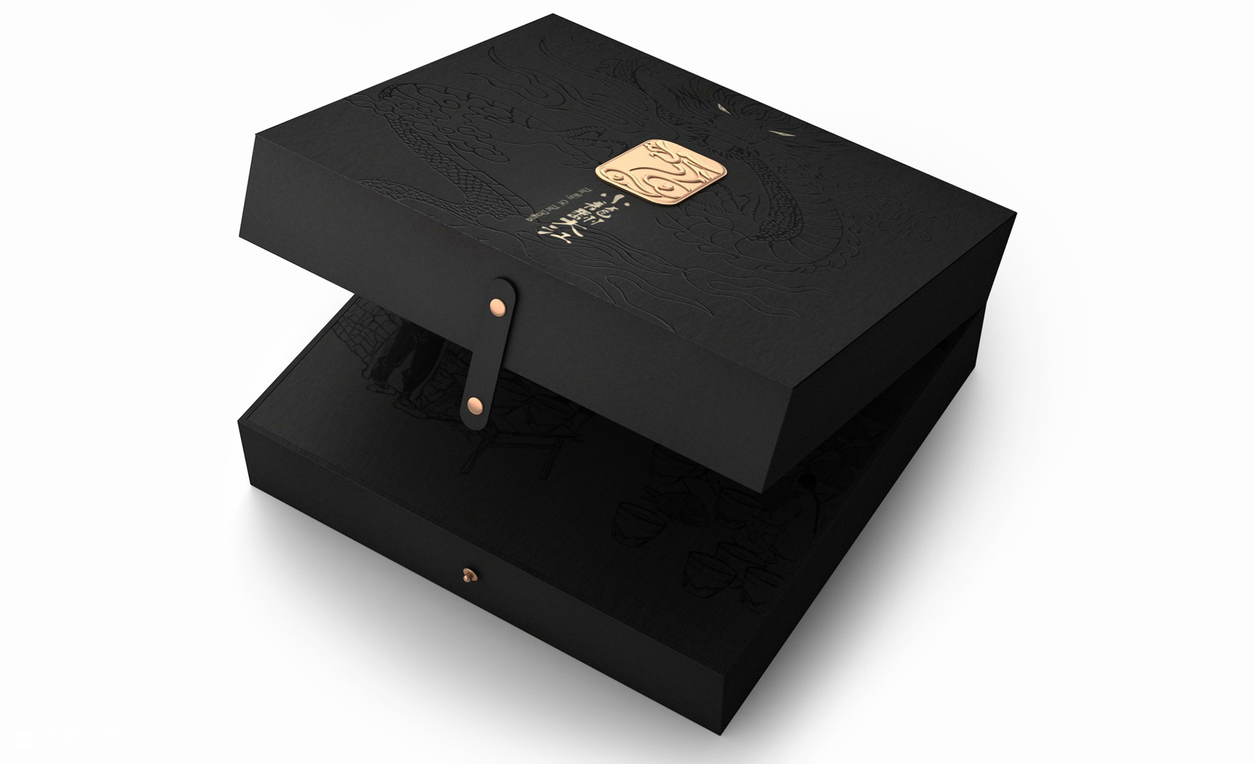 小龙翻大江火锅礼盒包装 火锅礼盒包装设计 