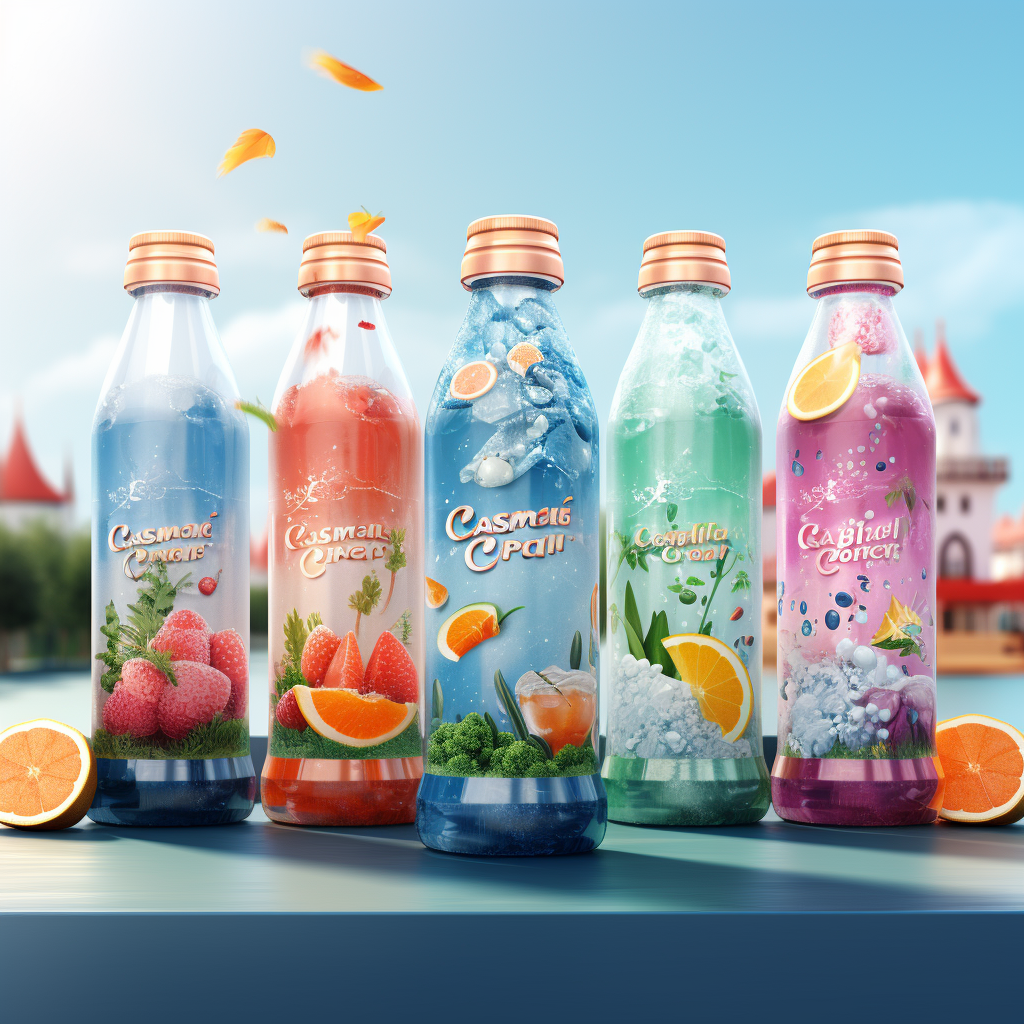 饮料矿泉水包装设计/工业设计 /果汁饮料包装设计 果味汽水包装设计