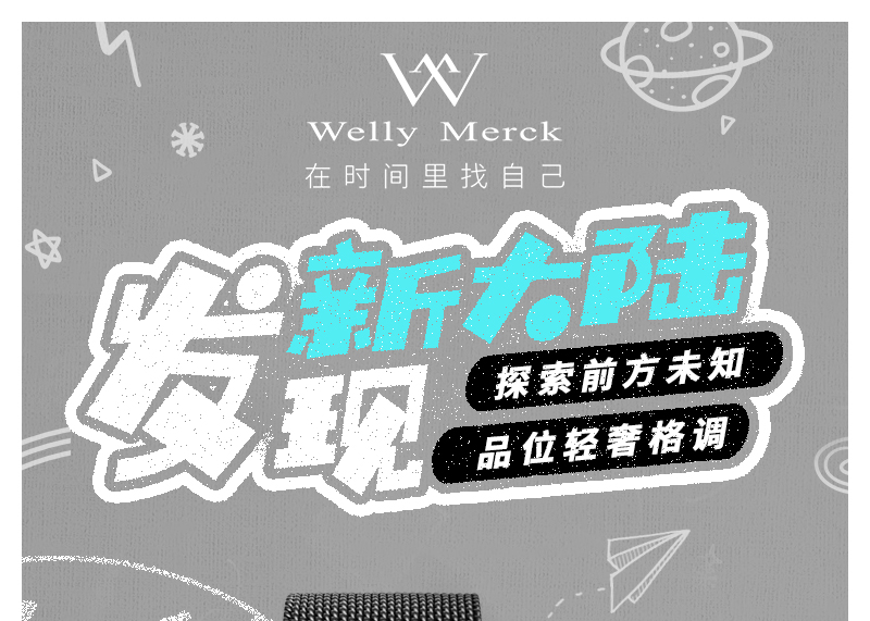 wellymerck 发现新大陆主题联合海报