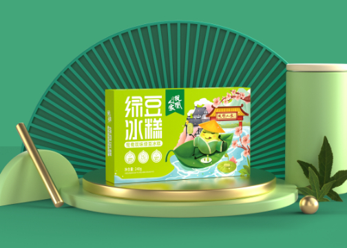 广维×凤凰人家 | 绿豆冰糕食品包装