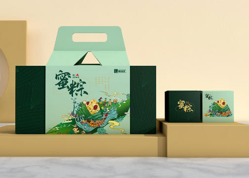 “蜜粽”端午 粽子礼盒包装设计