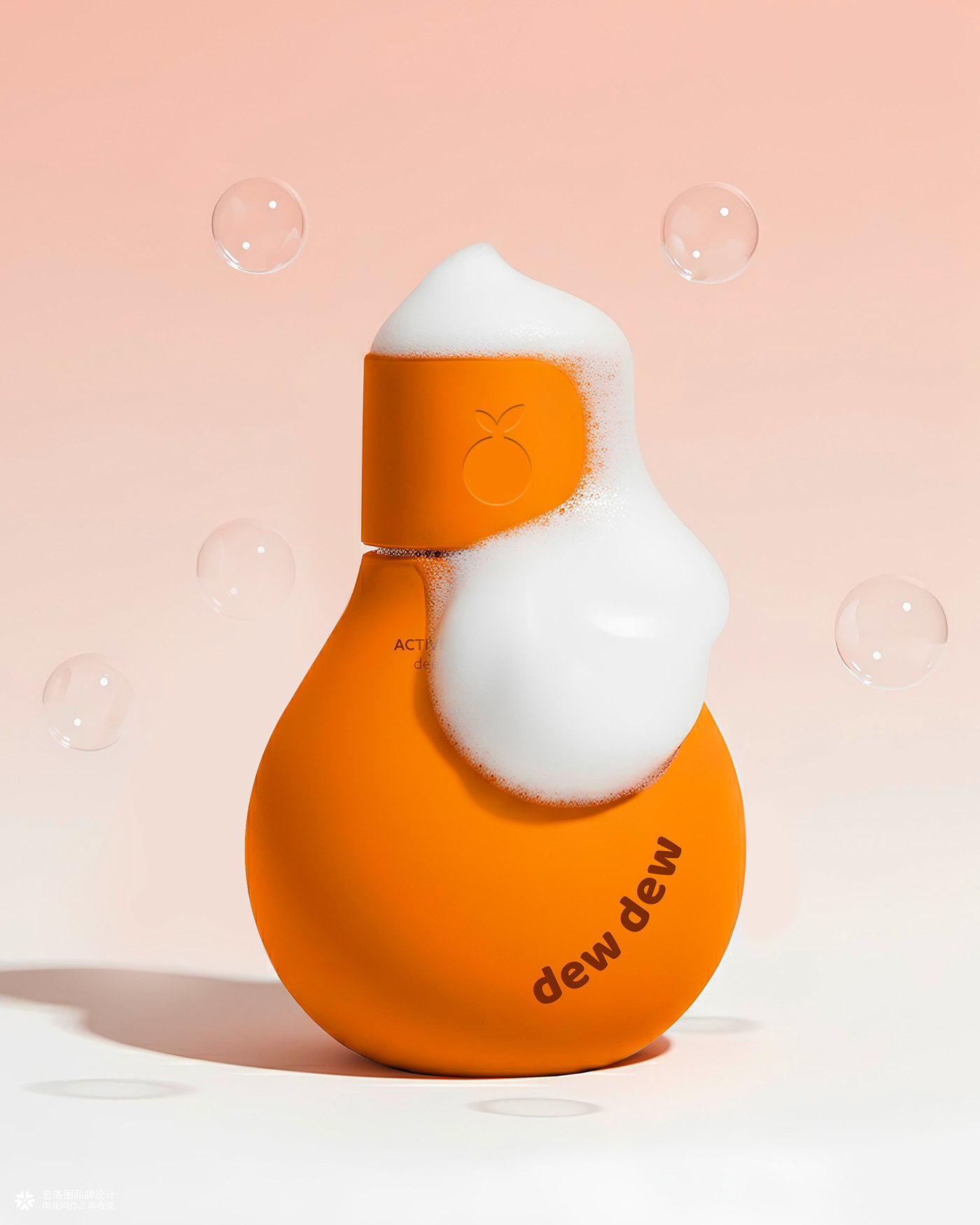 沐浴露Dewdew品牌包装设计-宏洛图品牌设计