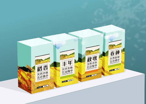 “五谷丰盈”陕北杂粮包装设计