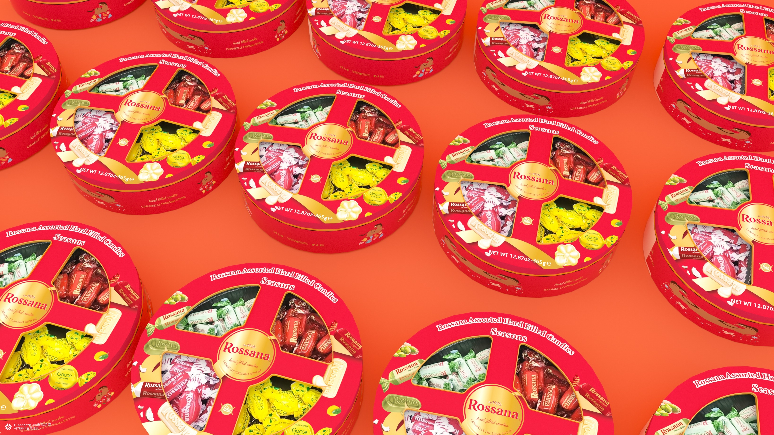 象鸟x克尔迪斯Rossana糖果包装设计
