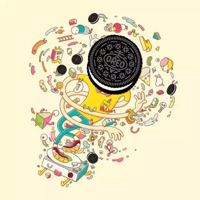 奥利奥广告创意合集,只要一个奥利奥就够了-梅花网