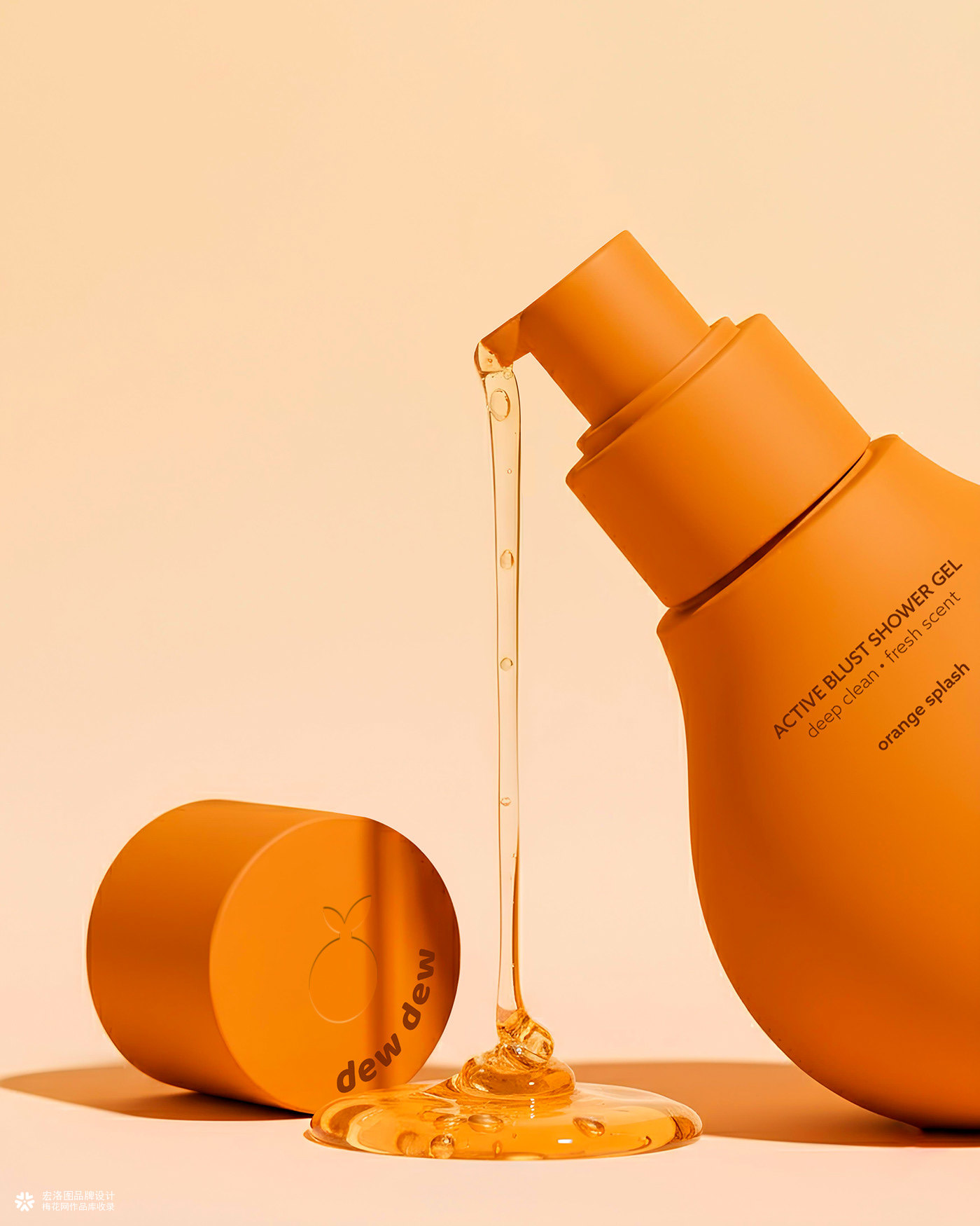 沐浴露Dewdew品牌包装设计-宏洛图品牌设计