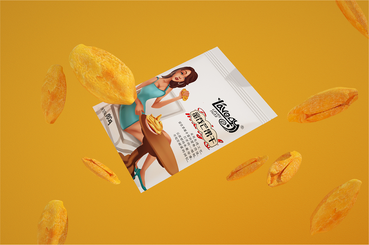 拉威夫坚果包装设计  原创作品 / 平面 / 包装 