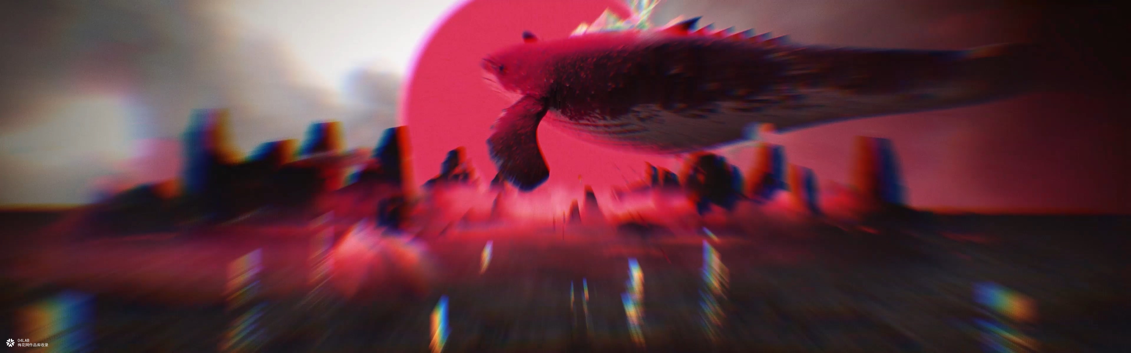 裸眼3D | 数字山水 | 梦回李白《天台晓望》