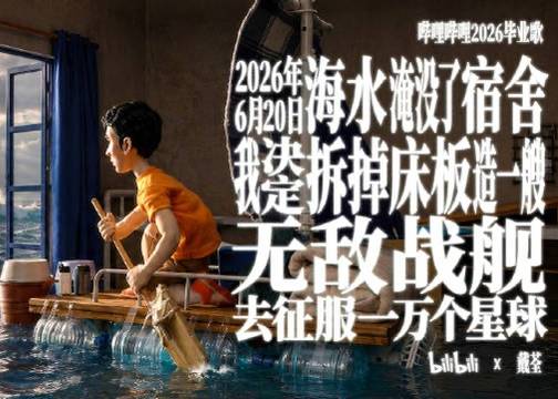 哔哩哔哩联合戴荃发布2026毕业歌，送给每一位即将启航的毕业生们