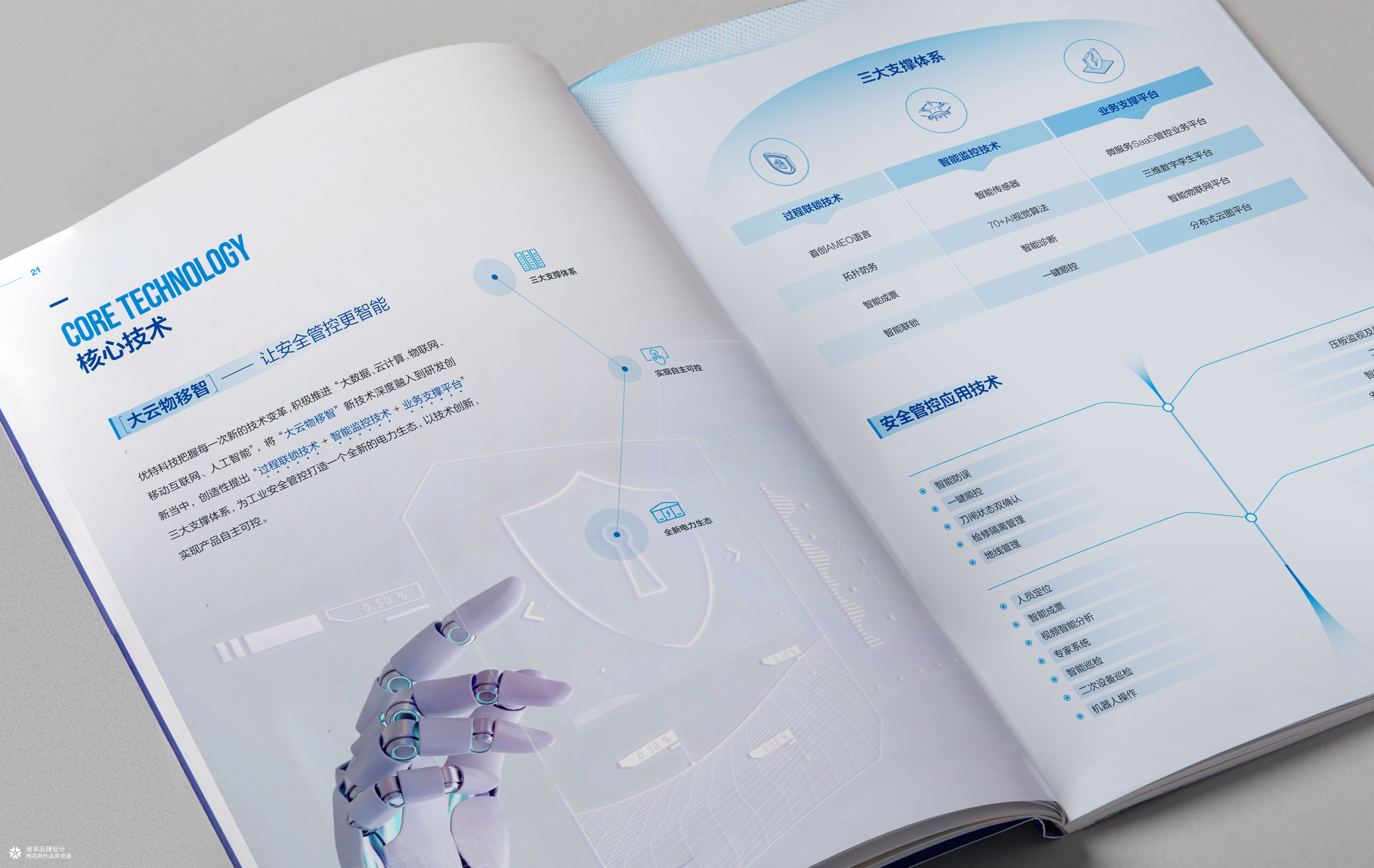 优特电力科技画册设计