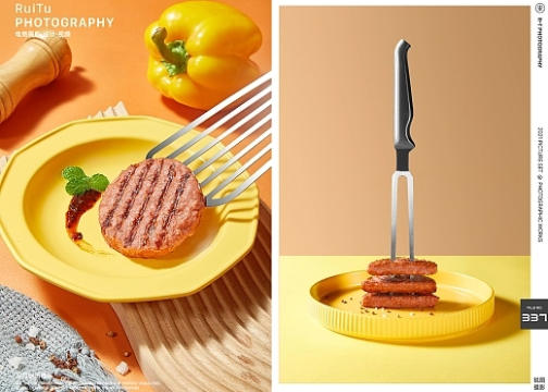 【商业摄影】新型食品、庖丁人造肉、东莞锐图摄影