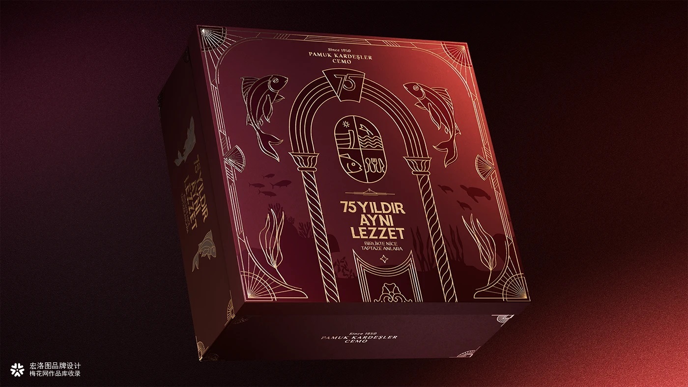 Pamuk Kardeşler Cemo 75周年华诞的礼盒包装设计-宏洛图品牌设计