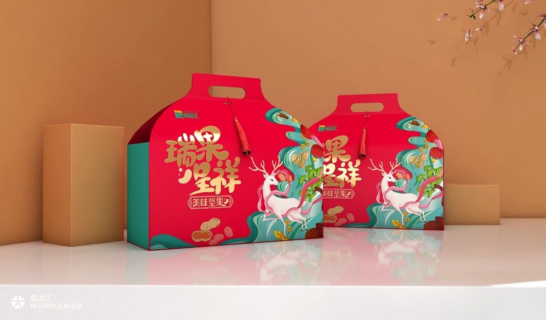 “瑞果呈祥”坚果大礼包包装设计