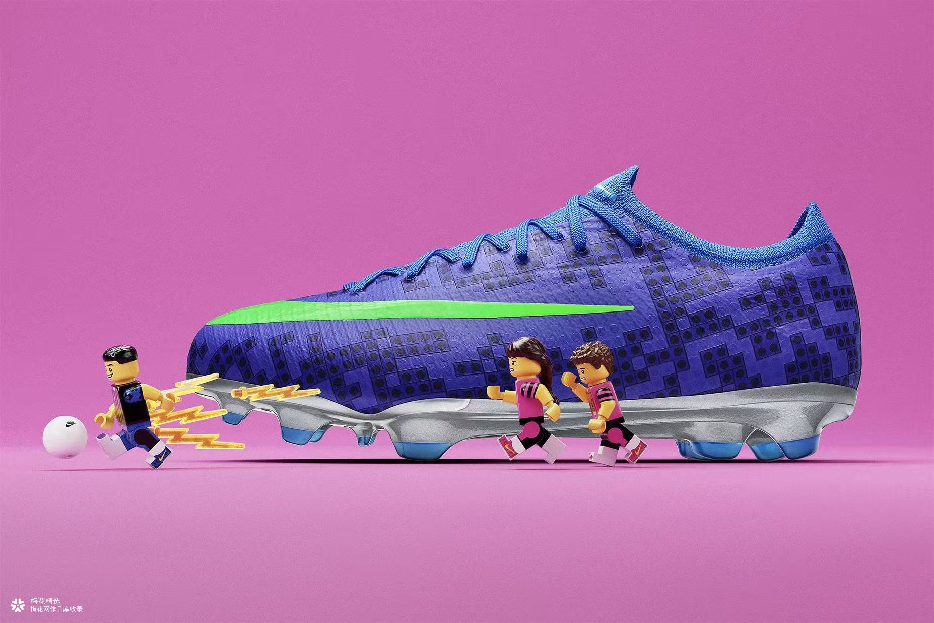 NIKE x 乐高：当足球遇上乐高，让本能开玩！