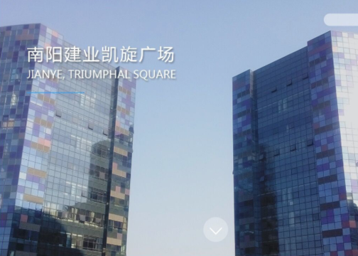 河南建业商业官网设计