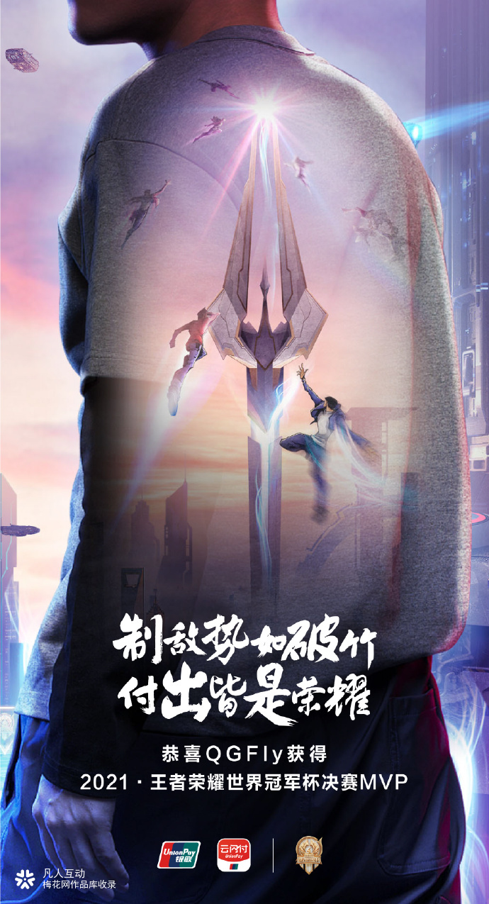 2021 银联X王者荣耀世冠 系列海报