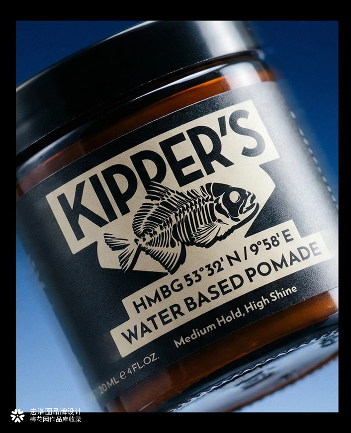 专业男士护理KIPPER’S品牌的包装设计-宏洛图品牌设计