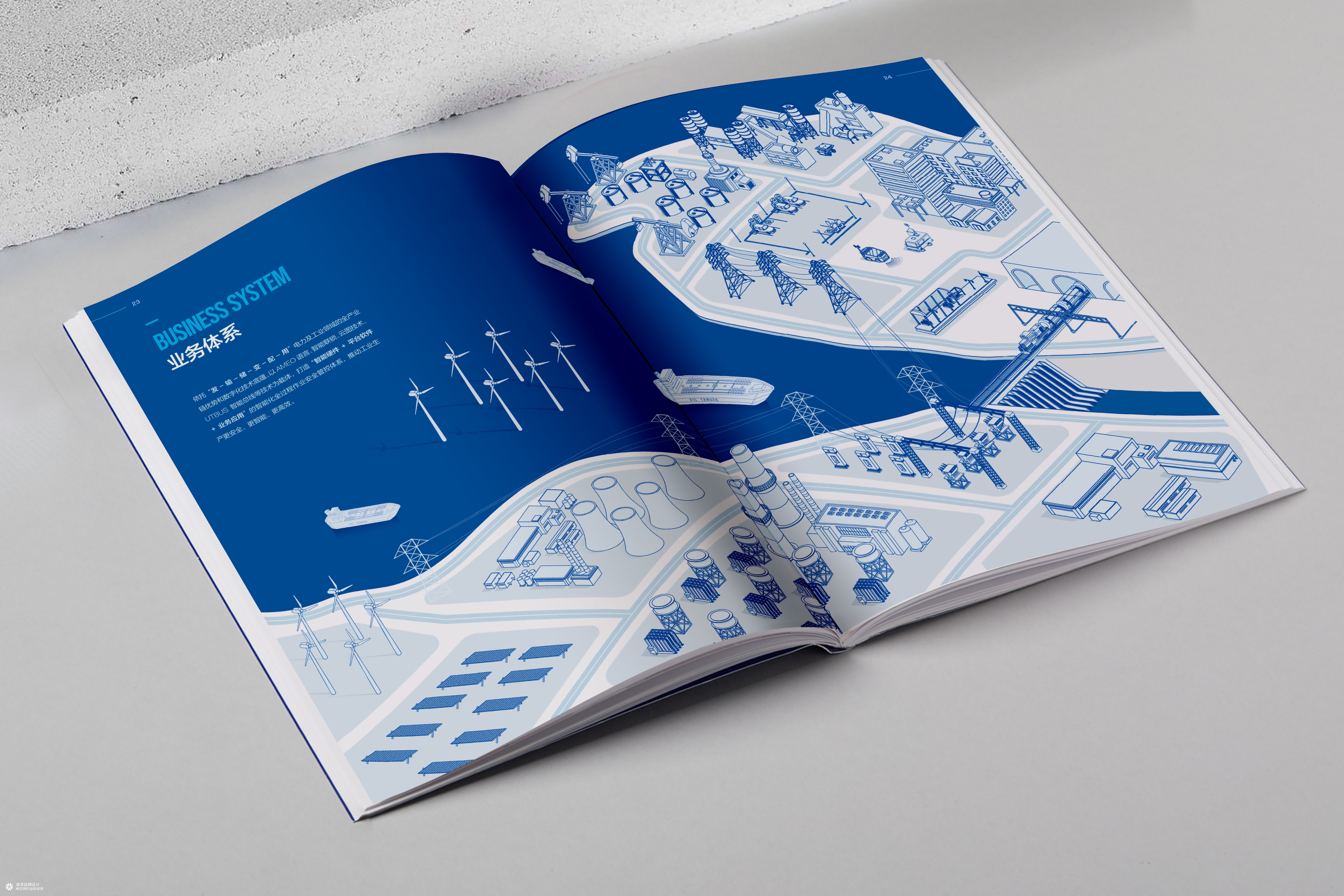 优特电力科技画册设计