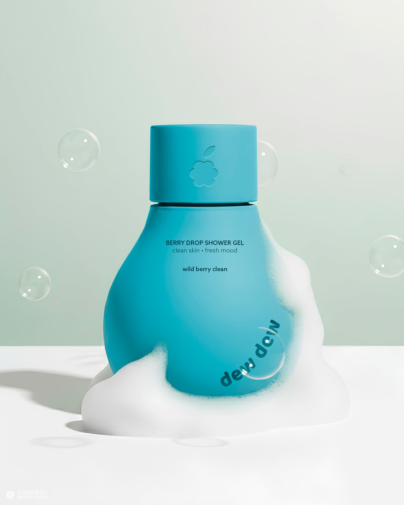 沐浴露Dewdew品牌包装设计-宏洛图品牌设计
