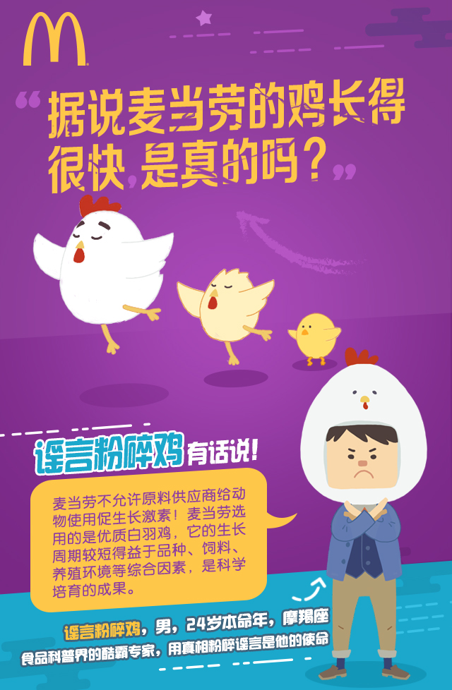 麦当劳就是要让你“鸡”道真相！