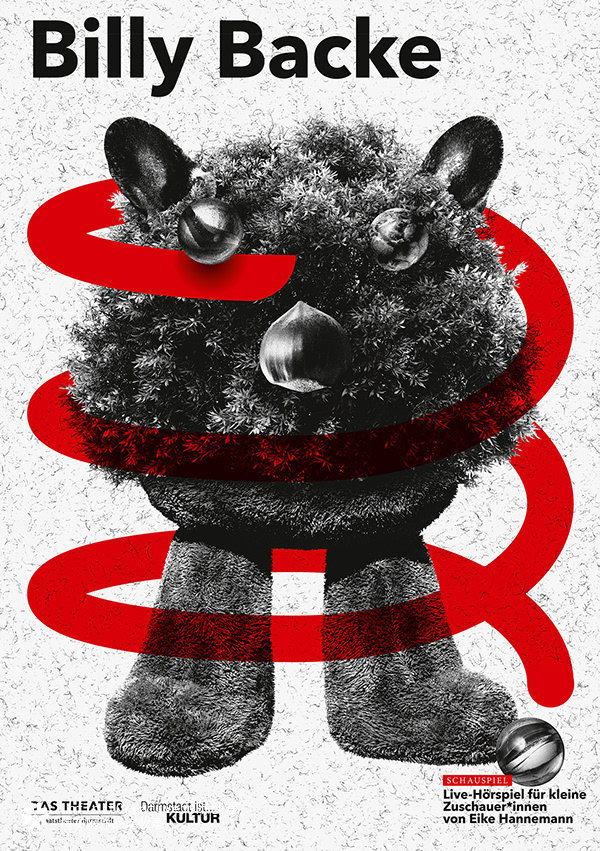 “达姆施塔特国家剧院”设计的系列宣传海报-“永别英雄” ​​​