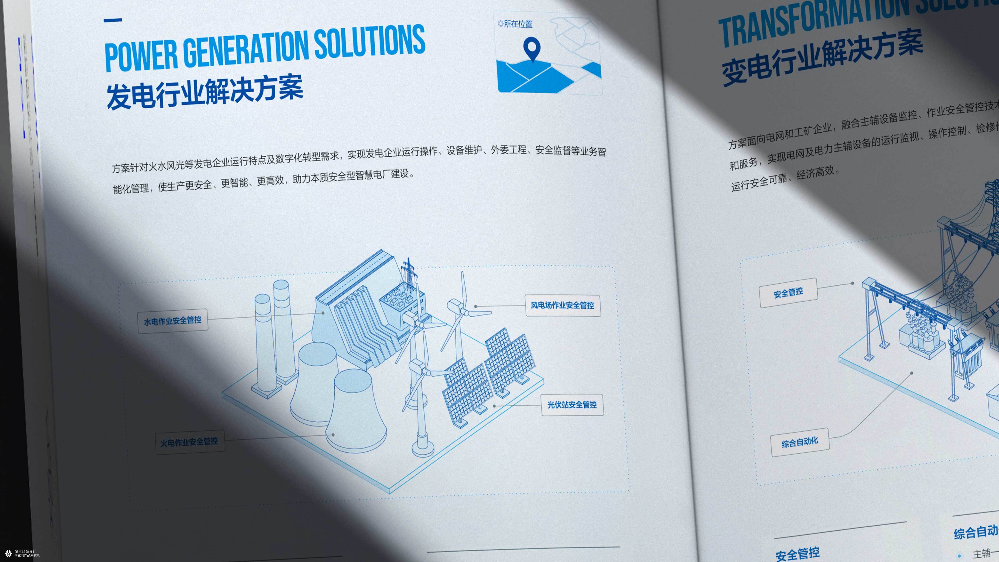 智慧电力新能源画册