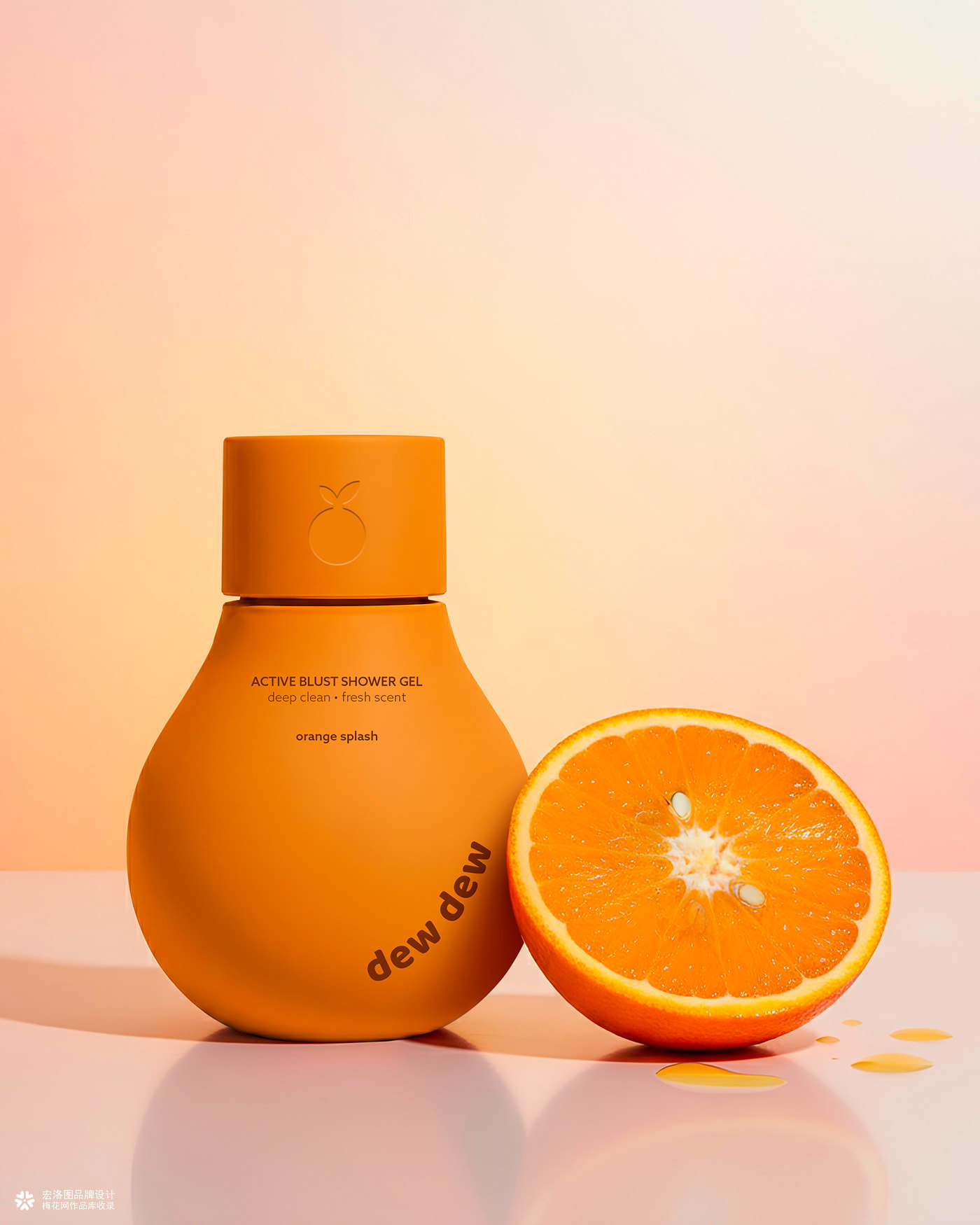 沐浴露Dewdew品牌包装设计-宏洛图品牌设计