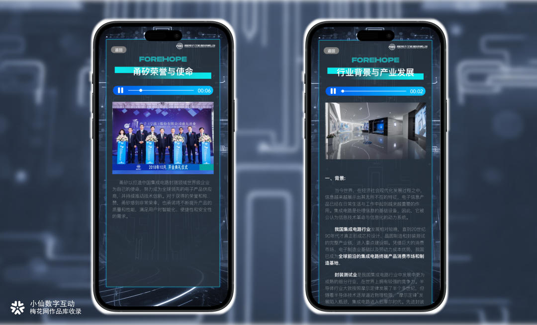 探索甬矽电子 H5：沉浸式3D 展厅导览