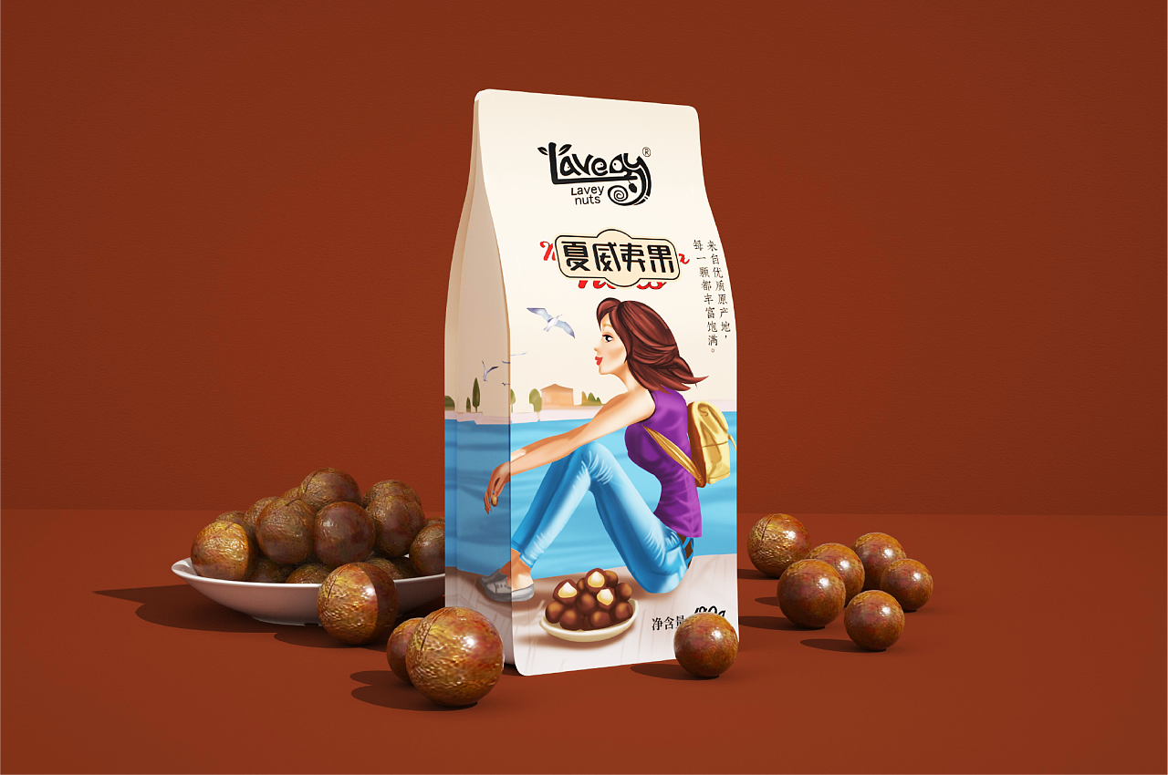 拉威夫坚果包装设计  原创作品 / 平面 / 包装 