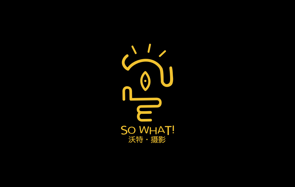 沃特摄影LOGO设计