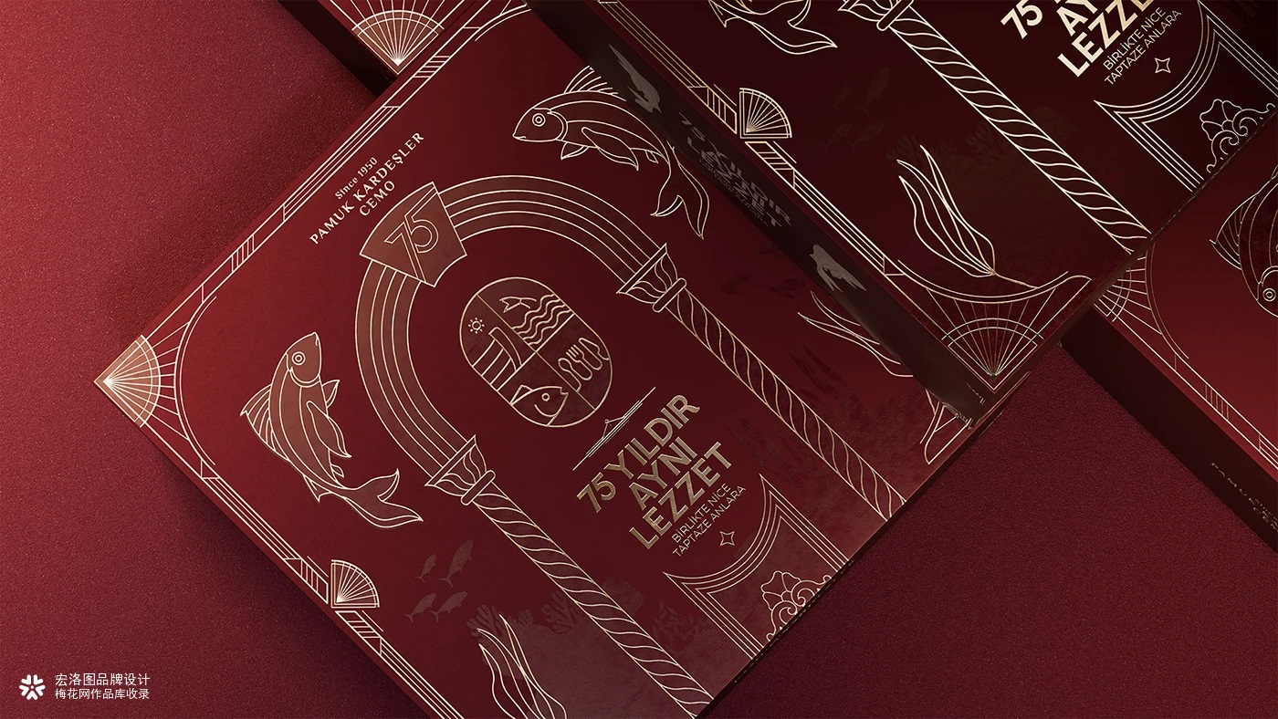 Pamuk Kardeşler Cemo 75周年华诞的礼盒包装设计-宏洛图品牌设计