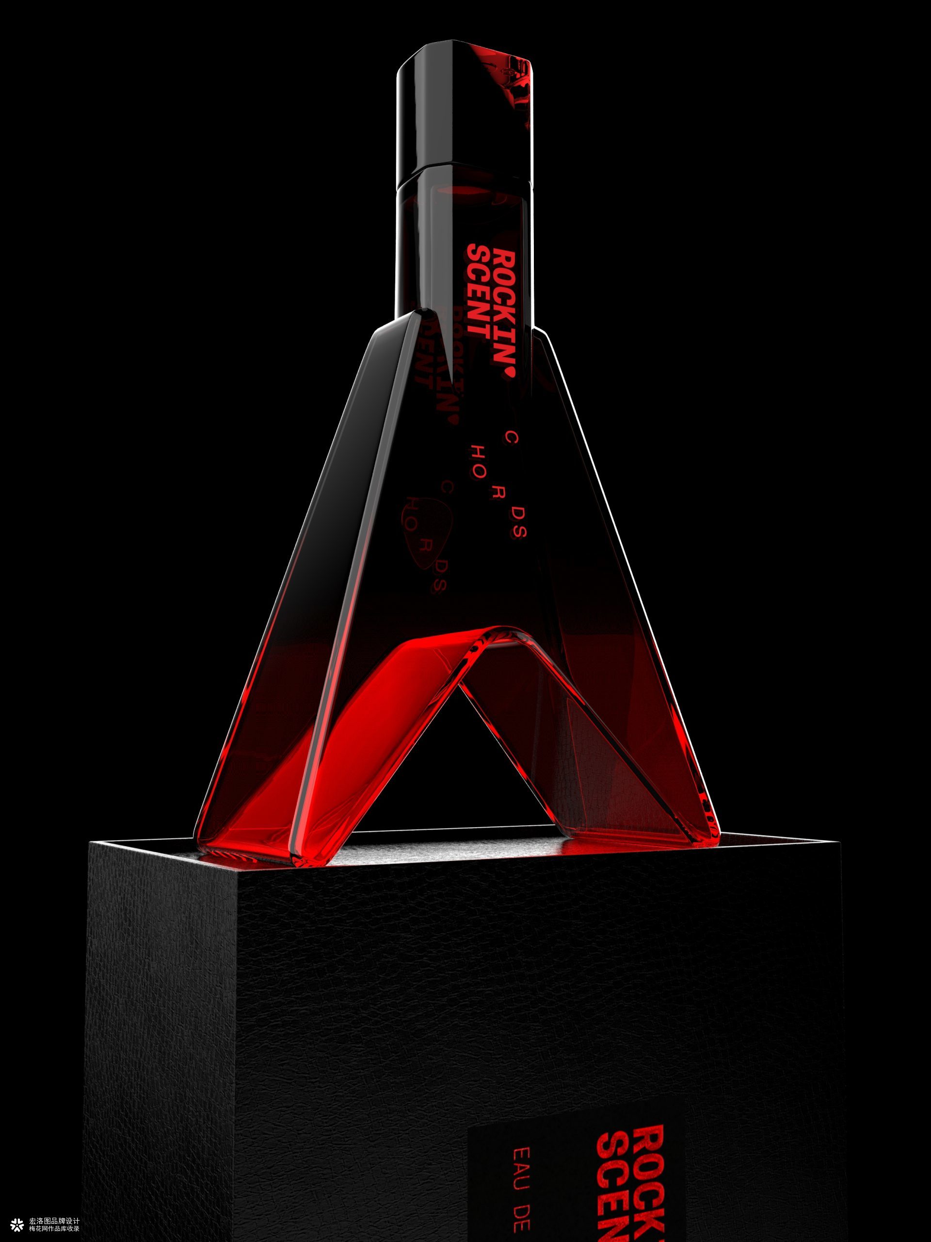 大胆奔放、造型独特的香水包装设计