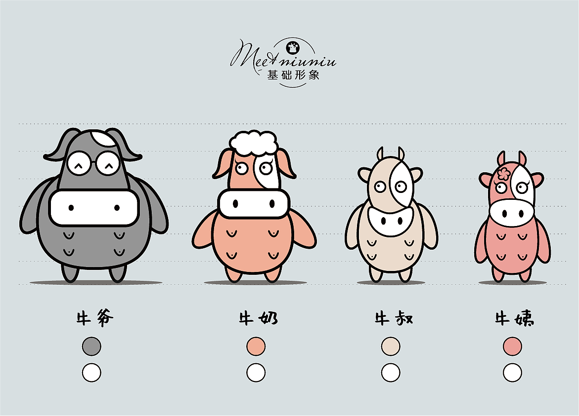 《遇见牛牛》IP形象设计
