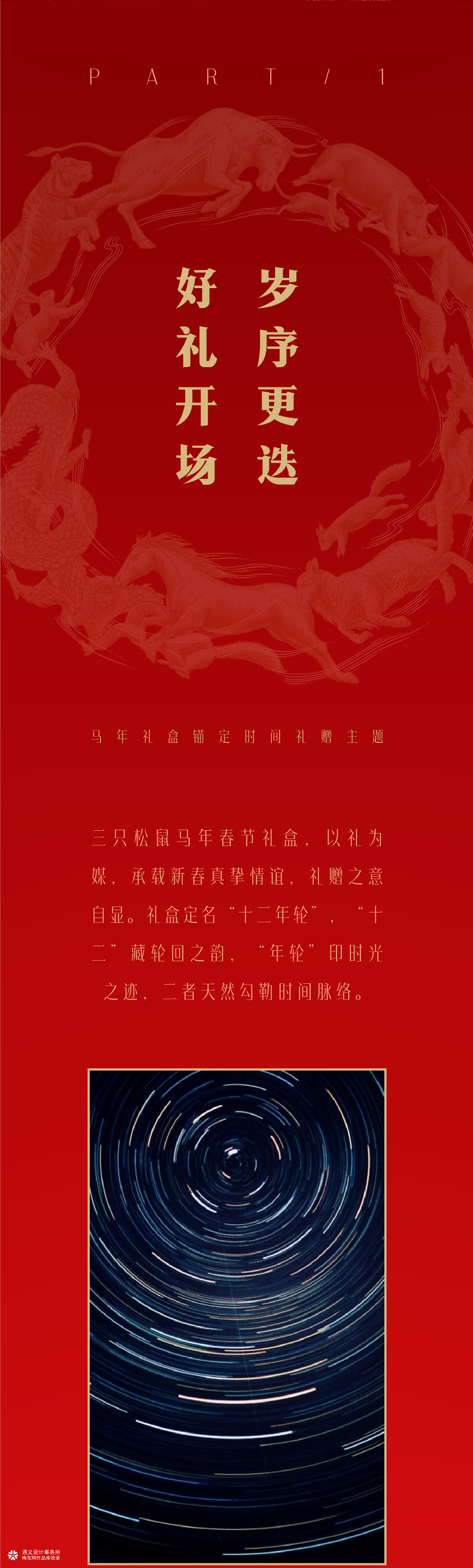 遇义设计丨十二年轮坚果礼盒包装设计丨骏启新程