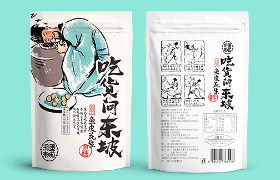 三松：吃货问东坡 包装设计