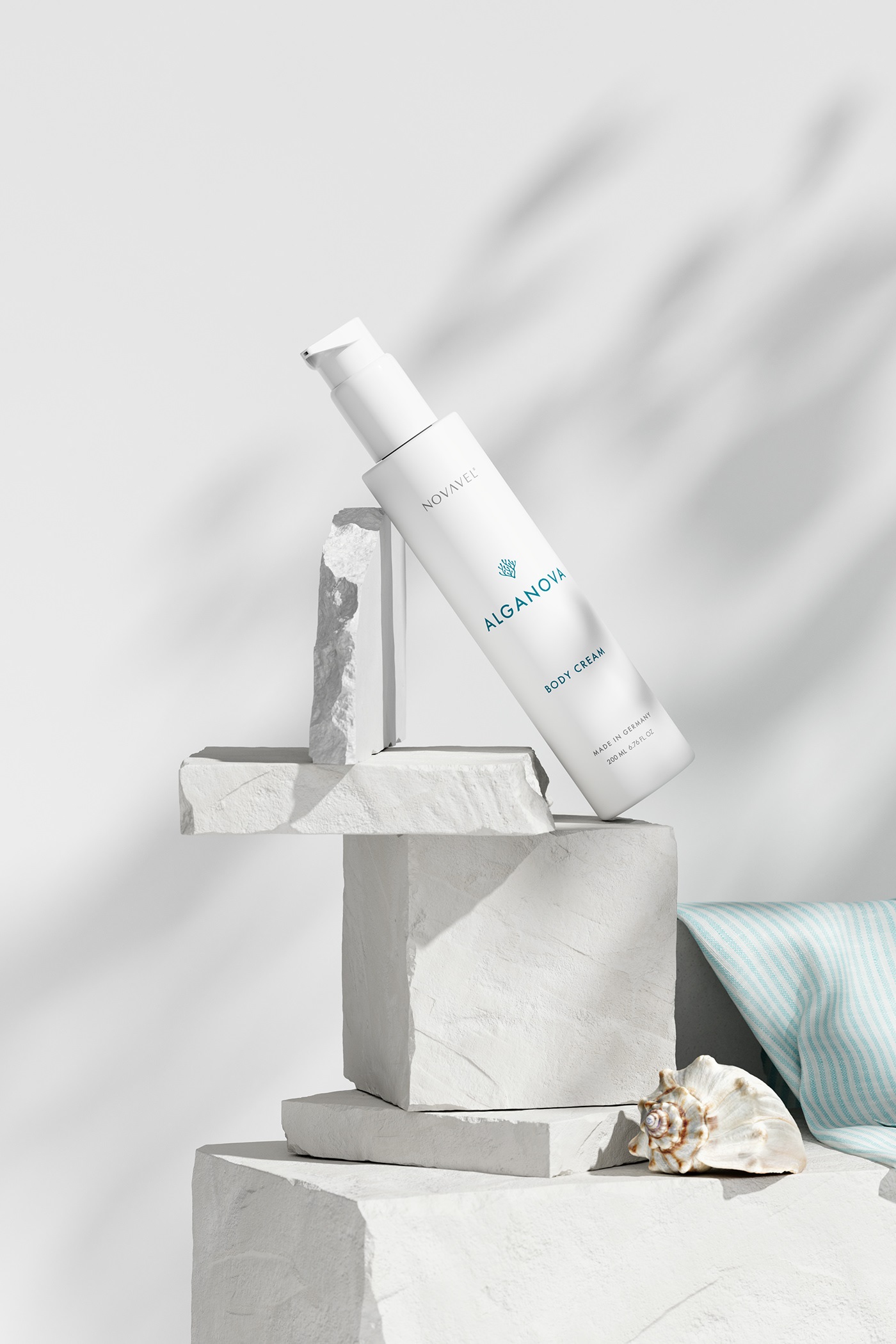 天然护肤品NOVAVEL品牌的包装设计-宏洛图品牌设计